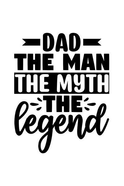 StoryGift Romania Sticker Adeziv 90CM Exterior cu textul "Dad, the man, the m...