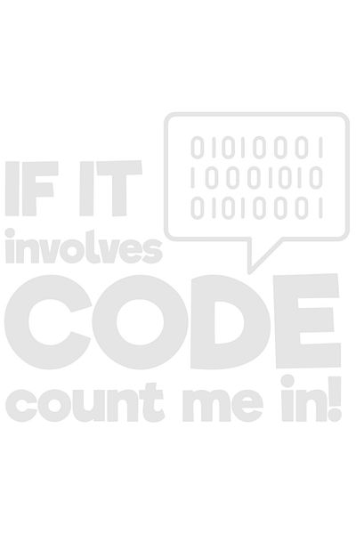 StoryGift Romania Sticker Exterior Pentru Pasionatii De Programare Cu Mesaj In Engleza "if It Involves Code,