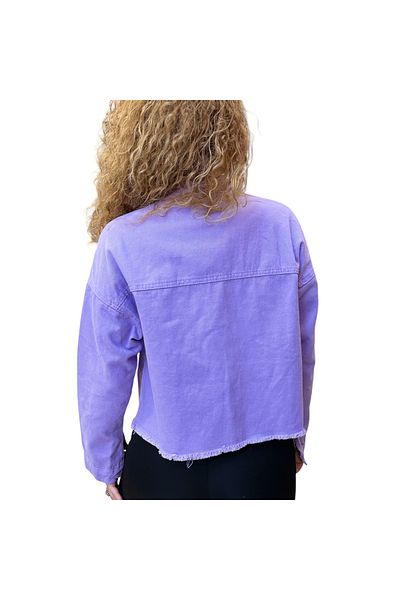 SOLİS MODA Women's Crop Color Jacket
