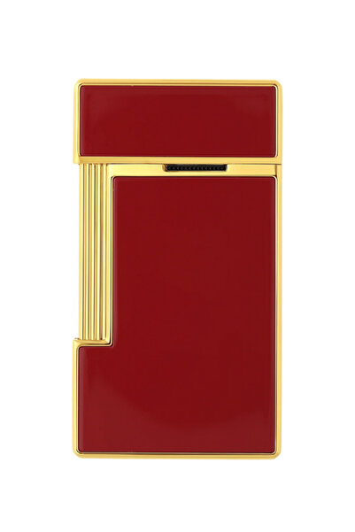 S.T. Dupont Lacquered Slimmy Kırmızı Puro Çakmağı 28030