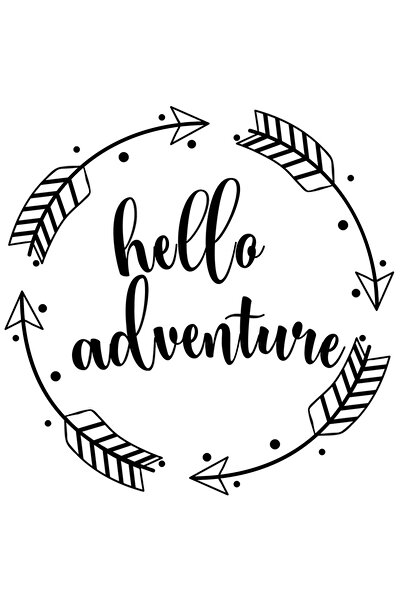 StoryGift Romania Sticker Eticheta 40CM Exterior cu sageti pentru iubitorii d...