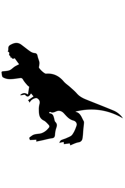 StoryGift Romania Sticker Exterior Cu Un Dinozaur T-rex Furios , Vinyl Negru,...