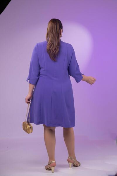 roXLLen 33371 Önü Düğmeli Gömlek Elbise