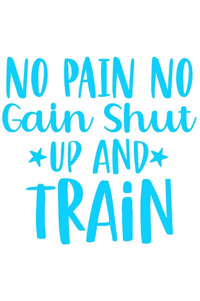 StoryGift Romania Sticker Label 40CM Exterior with the urge to shut up and start training, because without you