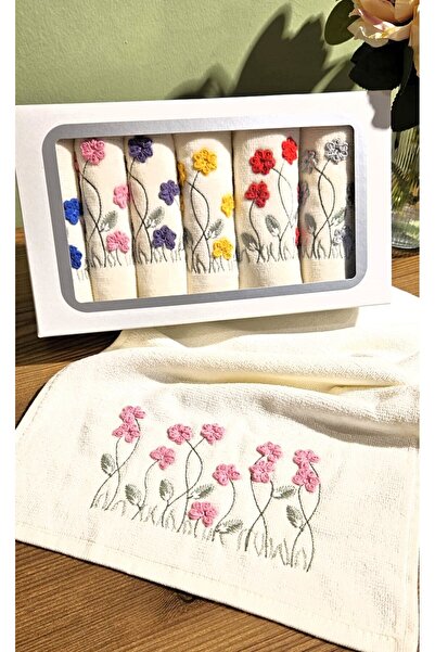 LİNDENİ HOME HAVLU ÇEYİZLİK HAVLU 30CM*50CM 6 ADET %100 PAMUK HAVLU