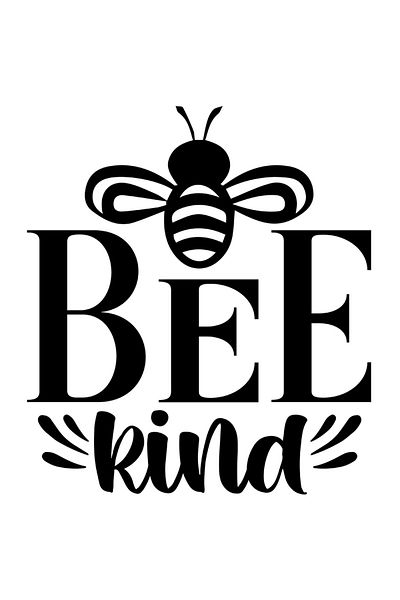 StoryGift Romania Sticker Autocolant 70CM Exterior cu o albina si textul "Bee kind" - fii bun pace intelegere ,