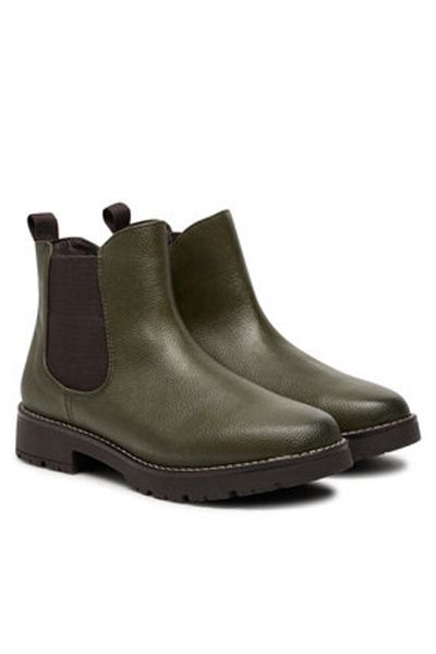 Jana ghete de damă până la gleznă 8-25465-43 verde