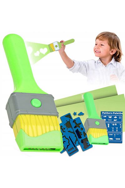 zola Pensula de creatie cu lumina Fluorescenta, 40 de sabloane, 2 foi de panza stralucitoare