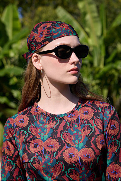 BE BLUE Retro Floral Bandana Patterned