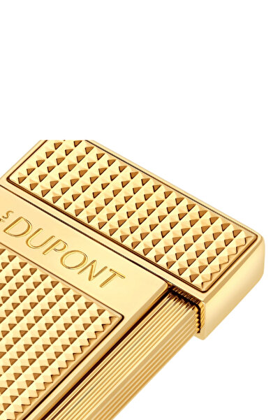S.T. Dupont Slimmy Golden Diamond Head Puro Çakmağı 28119