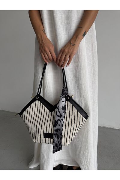 ALTUDA Women's Straw Fabric Shoulder Bag Node