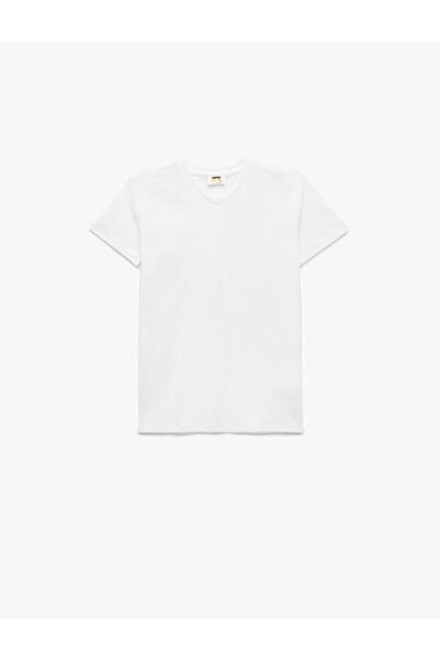 Koton Basic Tişört Kısa Kollu Bisiklet Yaka Pamuklu