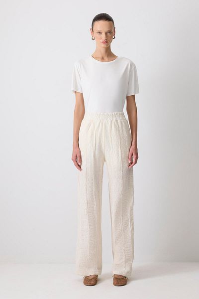 Touché Privé ELASTIC WAIST WIDE LEGS PANTS