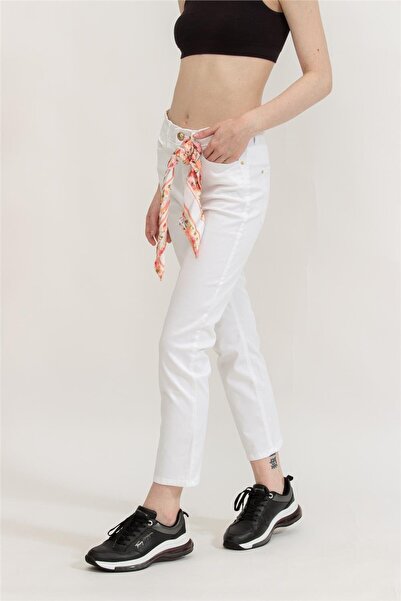 Guess 1981 Capri Women's White Pants W5Ga91W93Cm-G011