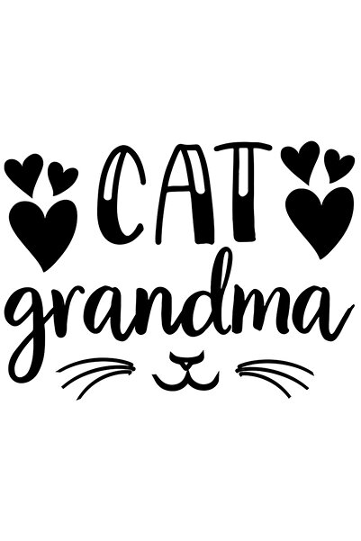 StoryGift Romania Sticker Autocolant 70CM Exterior cu inimi pentru bunica iub...