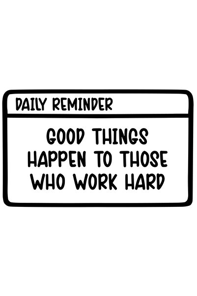 StoryGift Romania Sticker Autocolant 30CM Exterior cu mesaj in engleza din care reiese ca lucrurile bune li se i