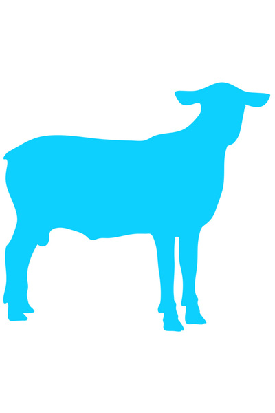 StoryGift Romania Sticker Adeziv 90CM Exterior cu o caprita - animal domestic...