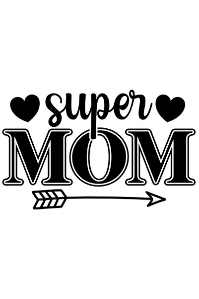 StoryGift Romania Sticker Exterior Pentru Cea Mai Buna Mama Cu Mesajul "super...