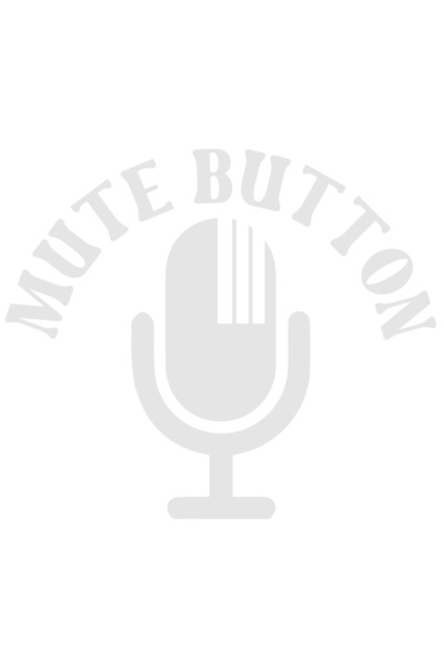 StoryGift Romania Sticker Eticheta 40CM Exterior cu un microfon si textul "Mute button" - butonul pentru mut , V