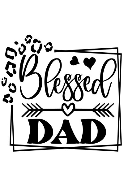 StoryGift Romania Sticker Exterior cu inimioare pentru un tata binecuvantat -...