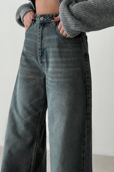 Joana Avery Green Oversized Women's Jeans