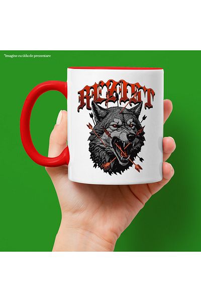 StoryGift Romania Mug Fighting wounded with arrows motivational message RESIST, lovers of hard times,, With ,STG