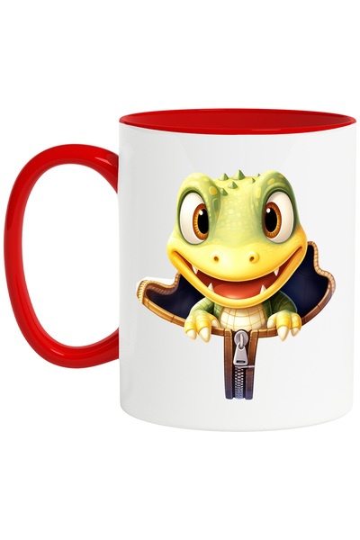 StoryGift Romania Cana cu un pui de dinozaur care iese dintr-un buzunar | fer...