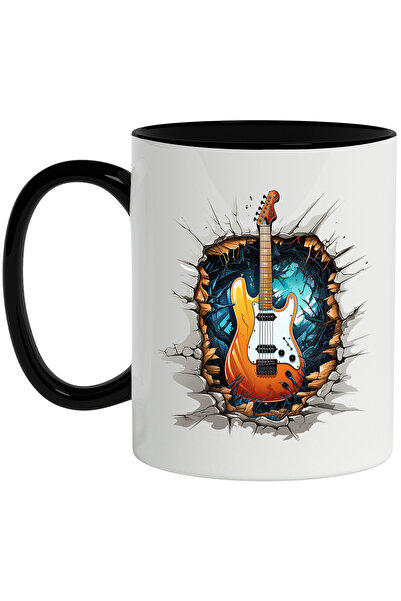 StoryGift Romania Cana Cu Chitara Electrica, Zid, Radacini, Instrument Muzica...