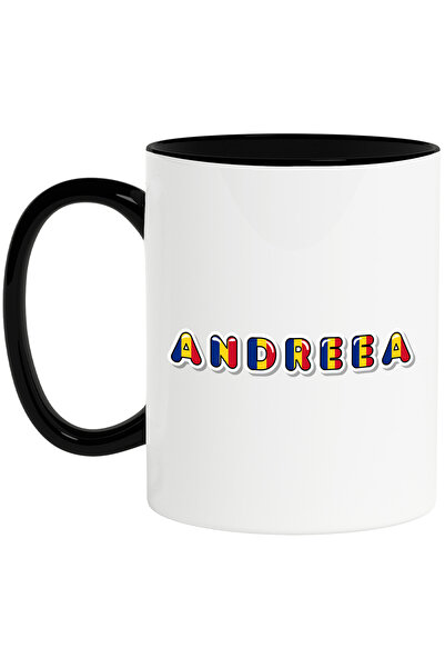 StoryGift Romania Cana Cu Numele Andreea, Romania, Suporter, Steagul Romaniei...