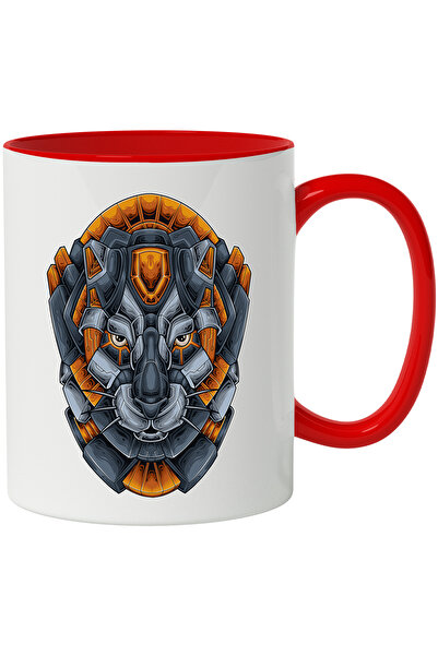 StoryGift Romania Cana Cu Pantera, Robot, Mecha, Cyber, Sci Fi, Futurist, Mul...