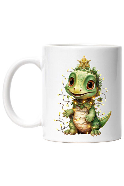 StoryGift Romania Cana cu un dinozaur micut | verde | ilustratie | incurcat i...