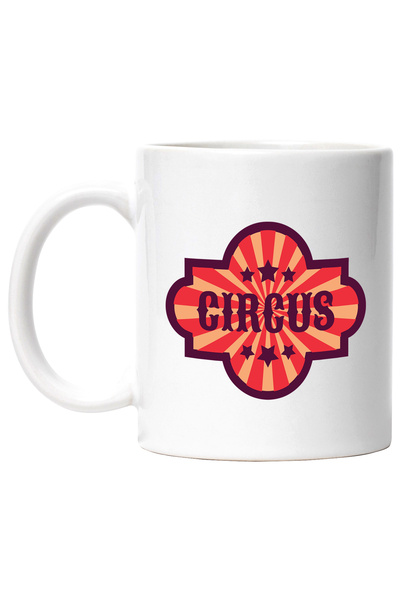 StoryGift Romania Cana Cu Mesaj In Engleza Circus, Circ, Stele, Emblema, Dung...