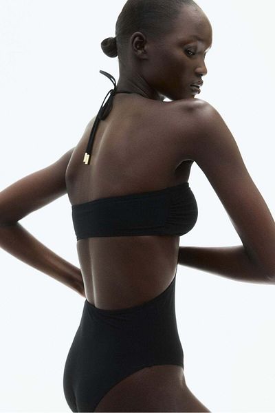 H&M Padded-cup High Leg Swimsuit