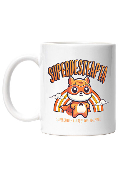 StoryGift Romania Cana Super Desteapta SuperErou, Curaj si Determinare, 330ml...