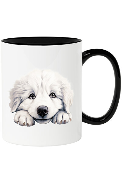 StoryGift Romania Cana cu un catel blanos | ilustratie | alb | gheare | labut...