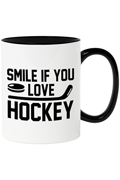 StoryGift Romania Cana cu mesajul "Smile if you love hockey" - zambeste daca ...