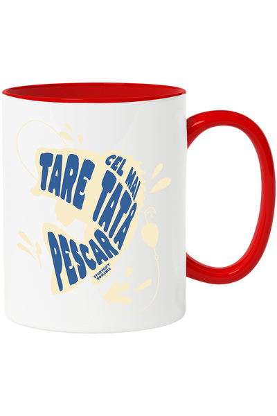 StoryGift Romania Cana Cel mai tare tata pescar, hobby, familie, pasiune, 330...