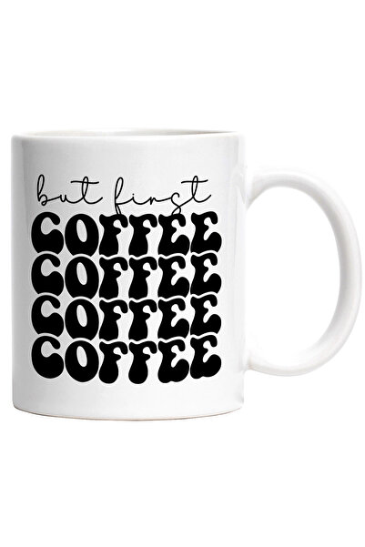 StoryGift Romania Cana pentru cei care prioritizeaza cafeaua cu Maner Alb, Cu...