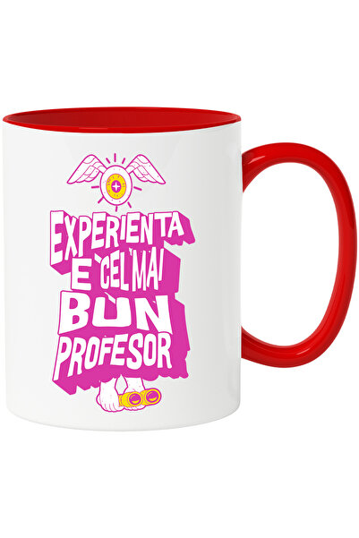 StoryGift Romania Cana Experienta e cel mai bun Profesor educatie, 330ml, Cer...