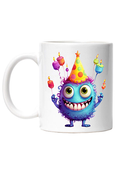 StoryGift Romania Cana cu o creatura albastra cu forma de minge | ilustratie ...