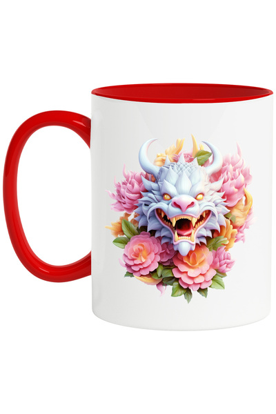 StoryGift Romania Cana cu un dragon chinezesc, ilustratie, anul dragonului, n...