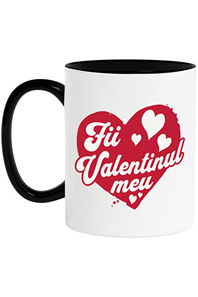 StoryGift Romania Cana fii valentinul meu cuplu Valentine's Day , 330ml, Cera...