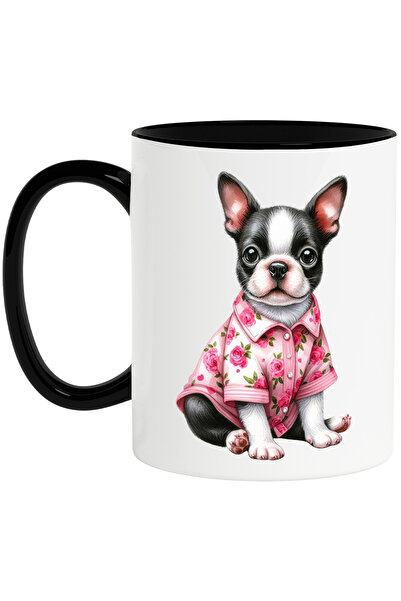 StoryGift Romania Cana cu un catelus cuminte | ilustratie | alb | negru | cam...