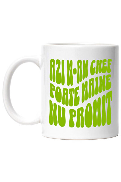 StoryGift Romania Cana cu Iluzie Optica mesaj In Limba Romana Text Azi N-am C...