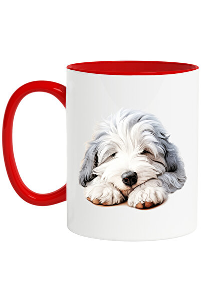 StoryGift Romania Cana cu un catel foarte blanos | ilustratie | alb | doarme ...