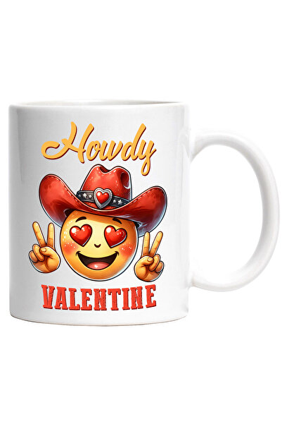 StoryGift Romania Cana cu emoji cu ochii in forma de inimioare cu mesajul "Ho...