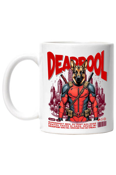 StoryGift Romania Cana cu Ciobănesc German / German Shepherd Caine In Costum ...