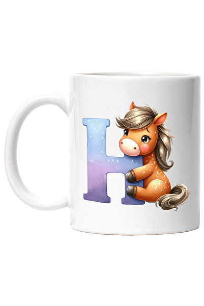 StoryGift Romania Cana cu un calut cu litera "H", ilustratie, pentru copii, s...