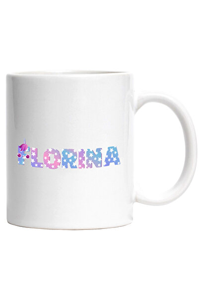 StoryGift Romania Cana Cu Numele Florina, Unicorn, Printesa, Fairytale, Dragu...