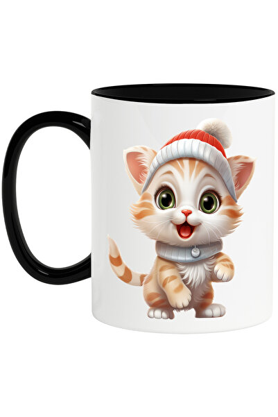 StoryGift Romania Cana cu o pisicuta vesela si uimita | ilustratie | Craciun ...